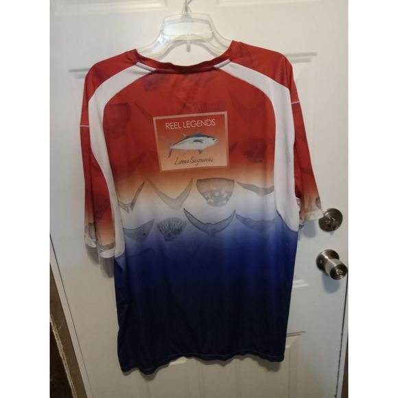 Reel Legends ReelTec Fishing Tee Mult-Color XXL - Picture 2 of 6